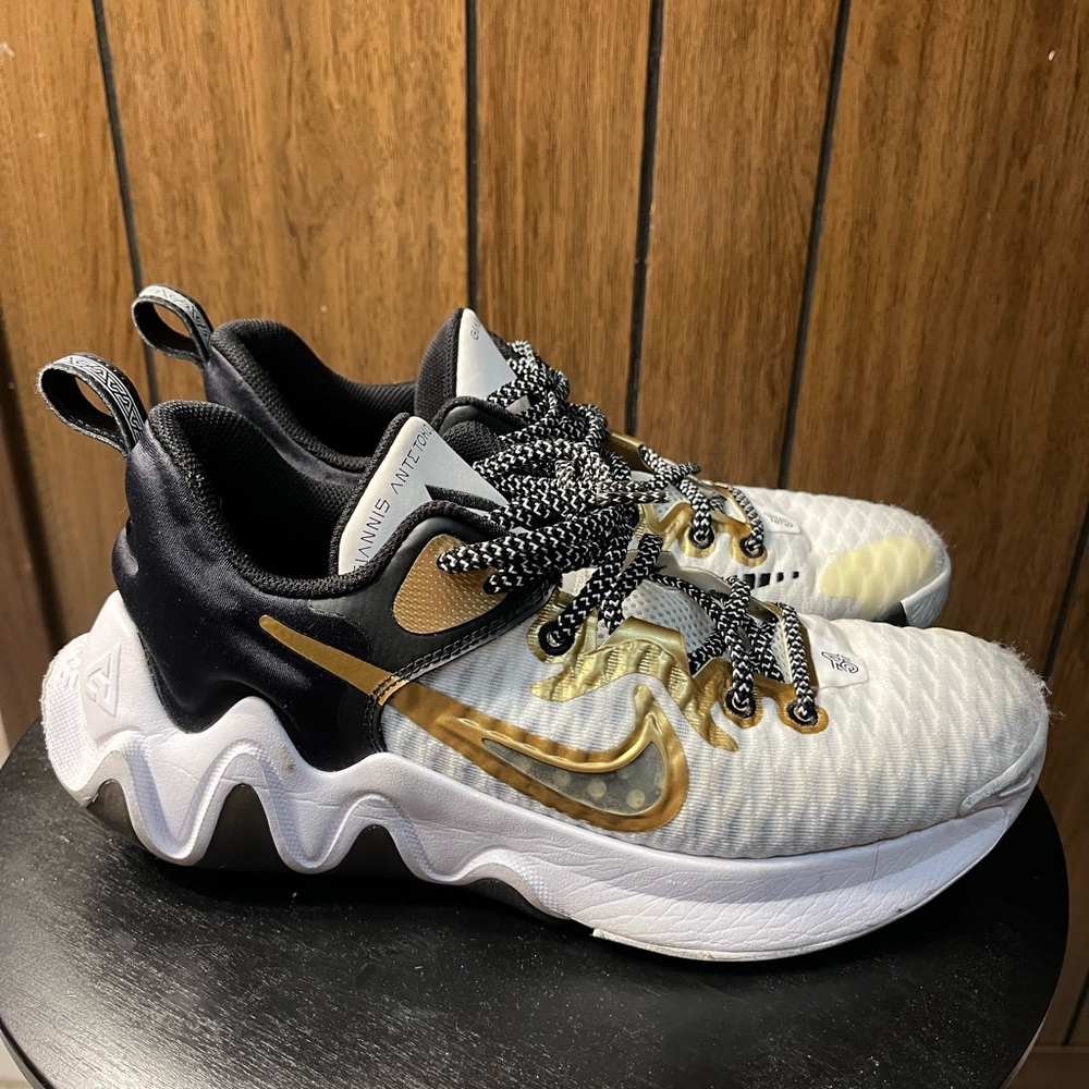 Nike Black and Gold Sneakers